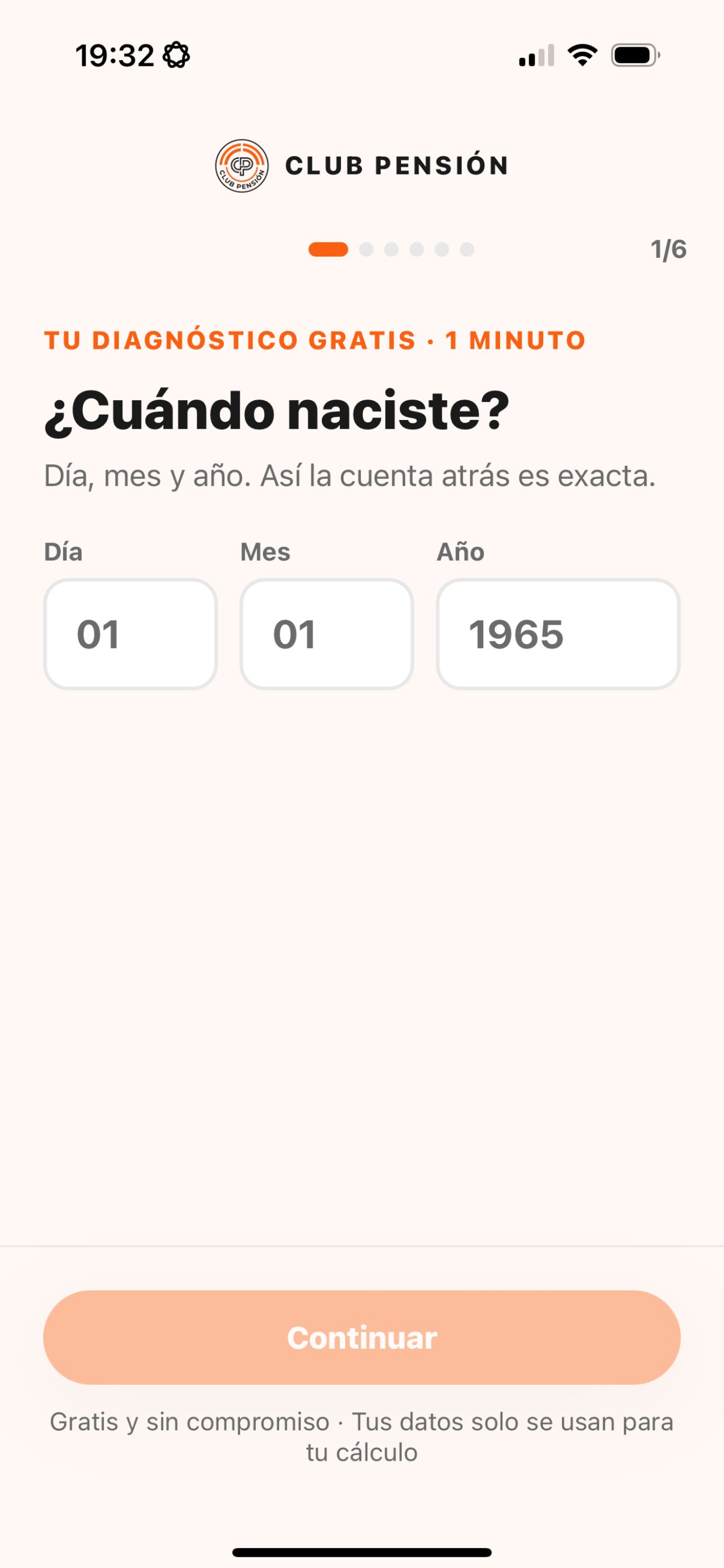 Diagnóstico gratis en 1 minuto